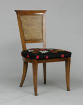 Appraisal: Single Chair with Needlepoint Covering circa th Century Wooden chair