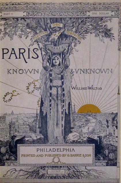 Appraisal: vols Waltod William Paris Known Unknown Philadelphia G Barrie Son