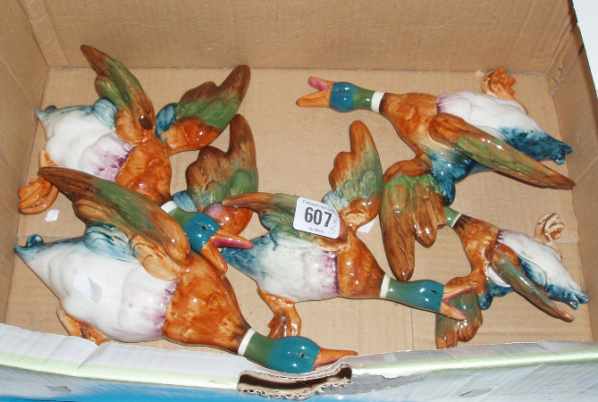 Appraisal: Beswick Mallards Comprising Models X one damaged Damaged