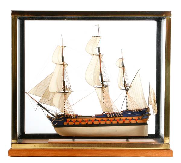 Appraisal: A model of a -gun galleon approximate height of model