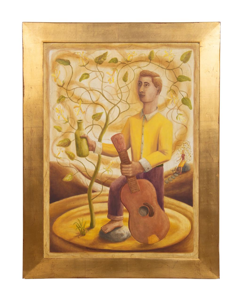 Appraisal: CHARLES KEIGER THE VINE OIL ON PANEL Charles Keiger American