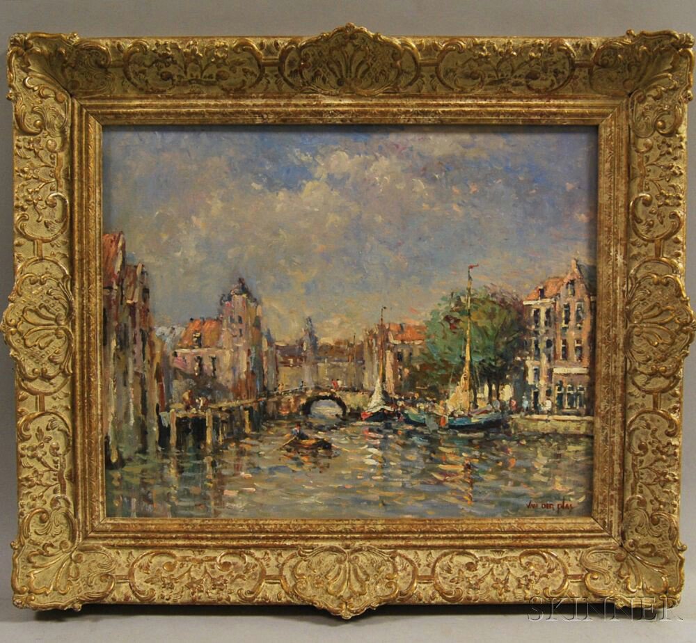 Appraisal: Niek van der Plas Dutch b Sunlight Along a European