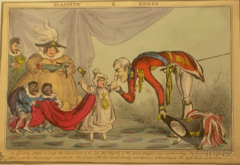 Appraisal: William Heath British - Majesty Grace Unsigned identified by Paul