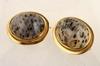 Appraisal: BROOCHES - Pair of Victorian K yellow gold oval frames