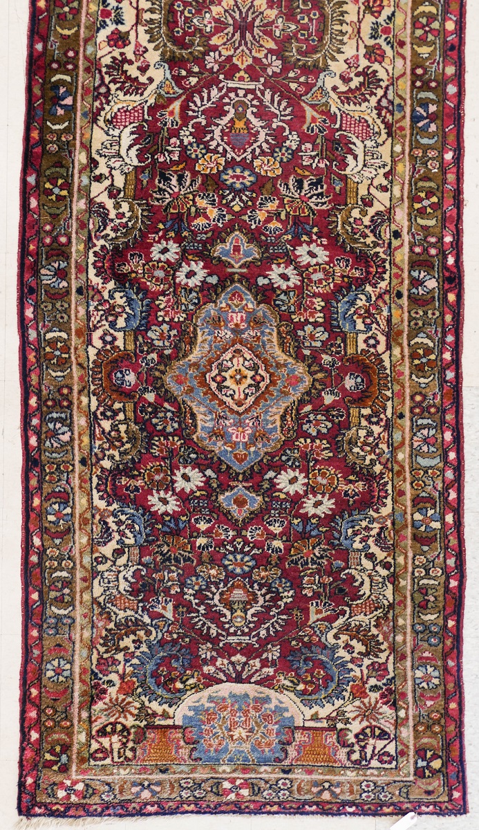 Appraisal: Semi Antique Persian Oriental Runner Rug ' ''x ' ''