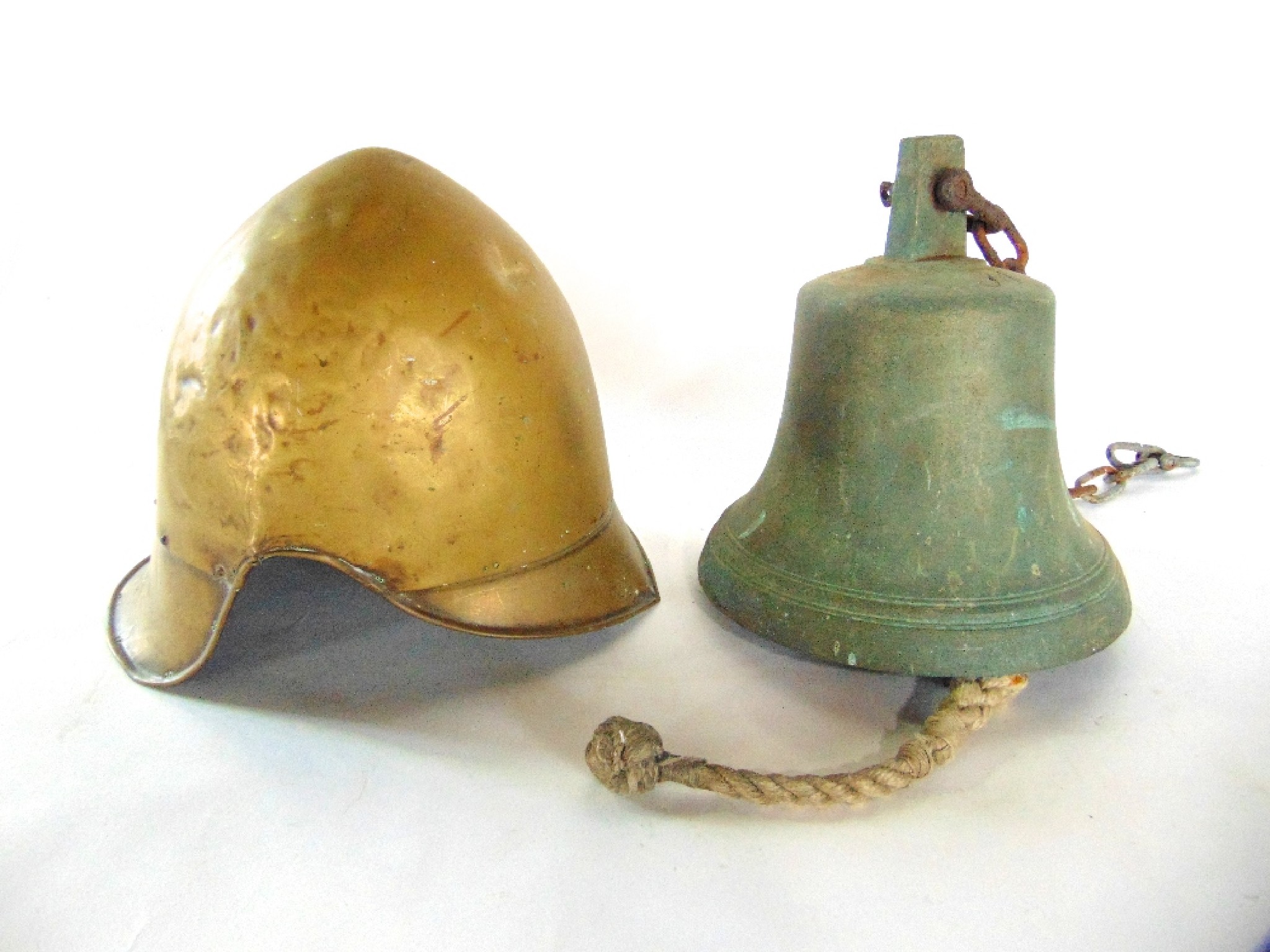 Appraisal: An antique large house or small turrett bell in bronze