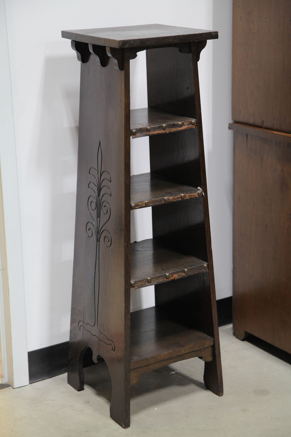 Appraisal: GUSTAV STICKLEY TREE OF LIFE STAND New York early th