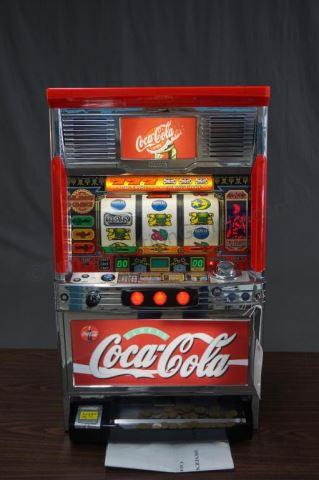 Appraisal: Coca Cola Pachislo Skill Stop Token Slot Machine Cool Coca