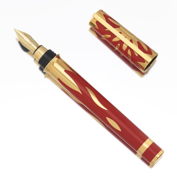 Appraisal: S T DUPONT RENDEZ-VOUR LIMITED EDITION FOUNTAIN PEN Red and