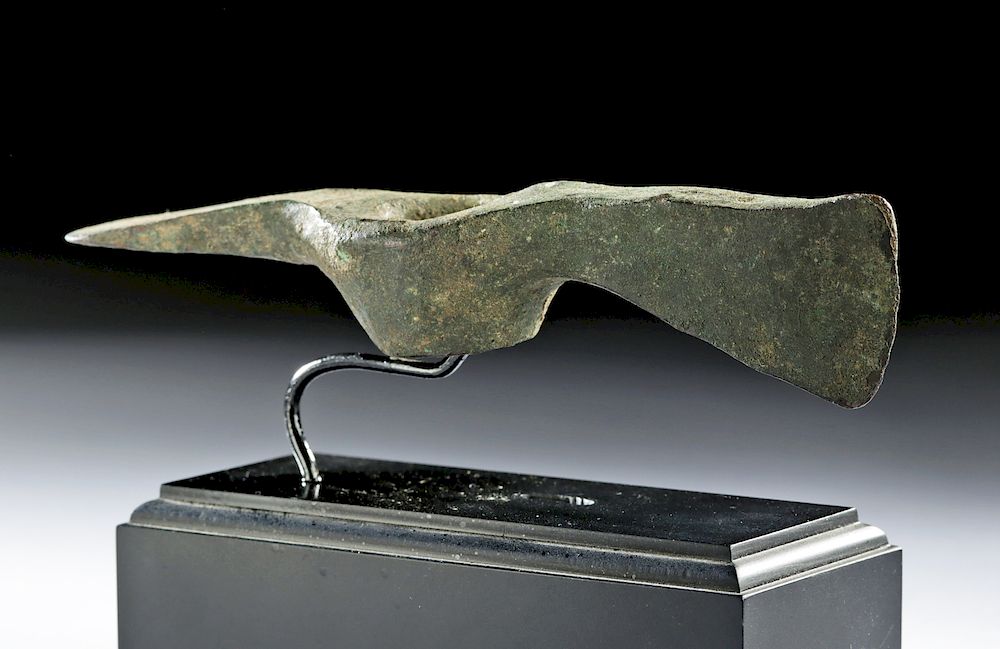 Appraisal: Near Eastern Bronze Axe Head Ancient Near East northern Iran