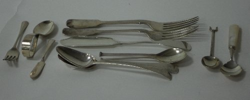 Appraisal: Sundry Georgian and later flatware