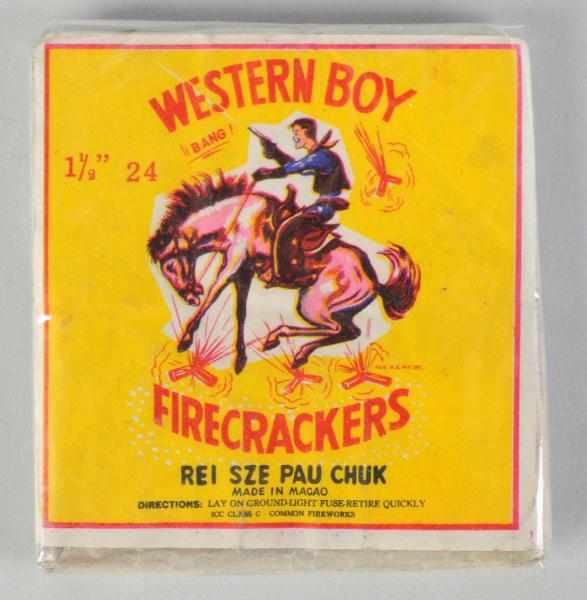 Appraisal: Western Boy -Pack Firecrackers Class Manufactured by Rei Sze Pau