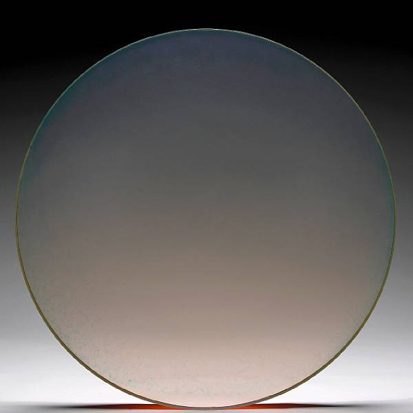 Appraisal: DeWain Valentine American born Untitled cast polyester resin Diameter in