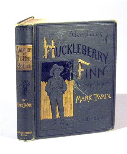 Appraisal: vol Clemens Samuel L Adventures of Huckleberry Finn New York