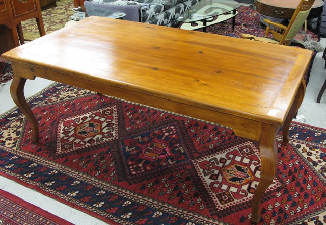 Appraisal: PROVINCIAL STYLE PINE DINING TABLE th century having a rectangular