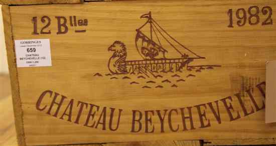 Appraisal: A case of twelve Chateau Beychevelle St Julien in original