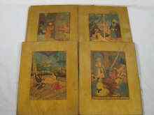 Appraisal: A mixed lot of three Indian paintings on cloth an