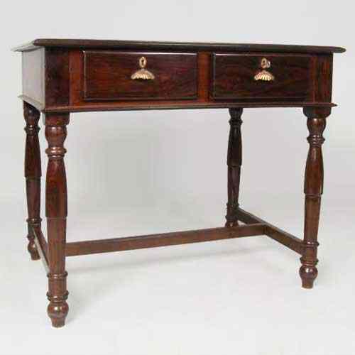 Appraisal: An Anglo Indian Rosewood and Mahogany Side Table circa having