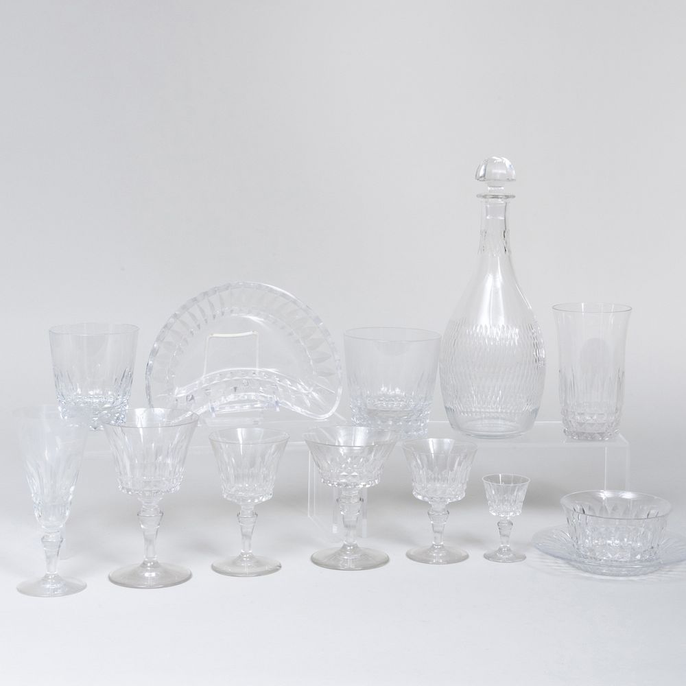 Appraisal: Group of Baccarat Glass Stemware in the 'Picadilly' Pattern Each