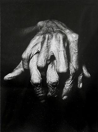 Appraisal: TOUHAMI ENNADRE HANDS OF THE WORLD GELATIN SILVER PRINT X