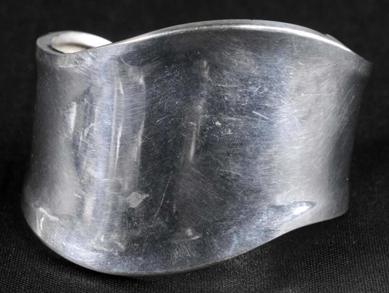 Appraisal: Sterling Mexican Cuff Bracelet Description Marked Mexico Sterling Condition Excellent