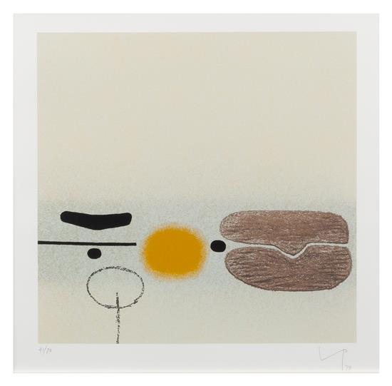 Appraisal: Sale Lot Victor Pasmore British - Points of Contact no