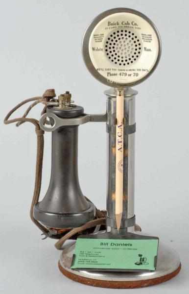 Appraisal: Western Electric B Telephone Description Circa Phone has nickel over