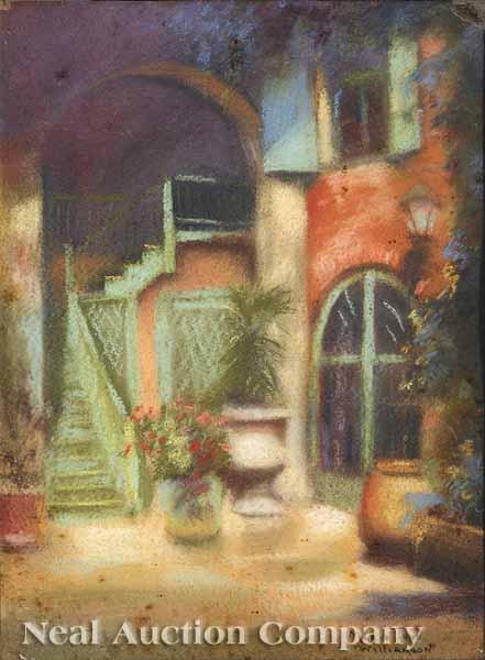 Appraisal: Marie Tebo Williamson American New Orleans th c French Quarter