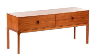 Appraisal: Aksel Kjersgaard Danish Low Sideboard Designed by Aksel Kjersgaard Danish