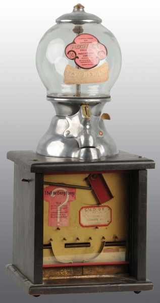 Appraisal: Peerless -Cent Coin-Operated Gum Machine Description Working All original Condition