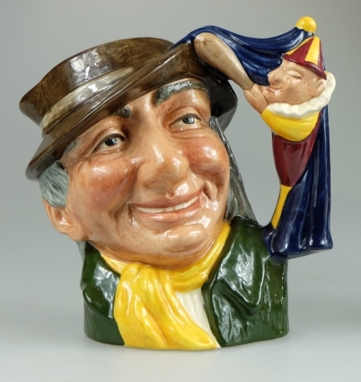 Appraisal: Royal Doulton large two sided character jug Punch Judyman D