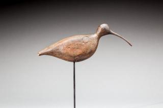 Appraisal: Curlew Hog Island VA c A long-billed curlew decoy Ship