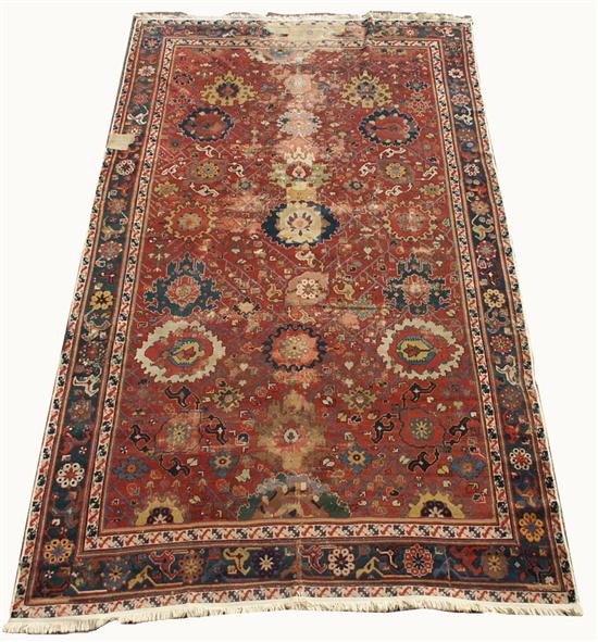 Appraisal: KUBA GALLERY CARPET early th century feet x feet