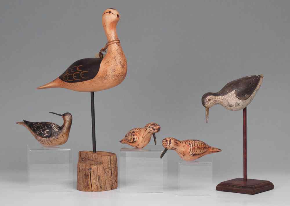 Appraisal: COLLECTION OF SHORE BIRD DECOYS To include Mark Personius ''