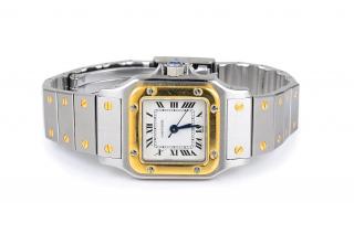 Appraisal: A Two Cartier stainless steel and K yellow gold ladies'