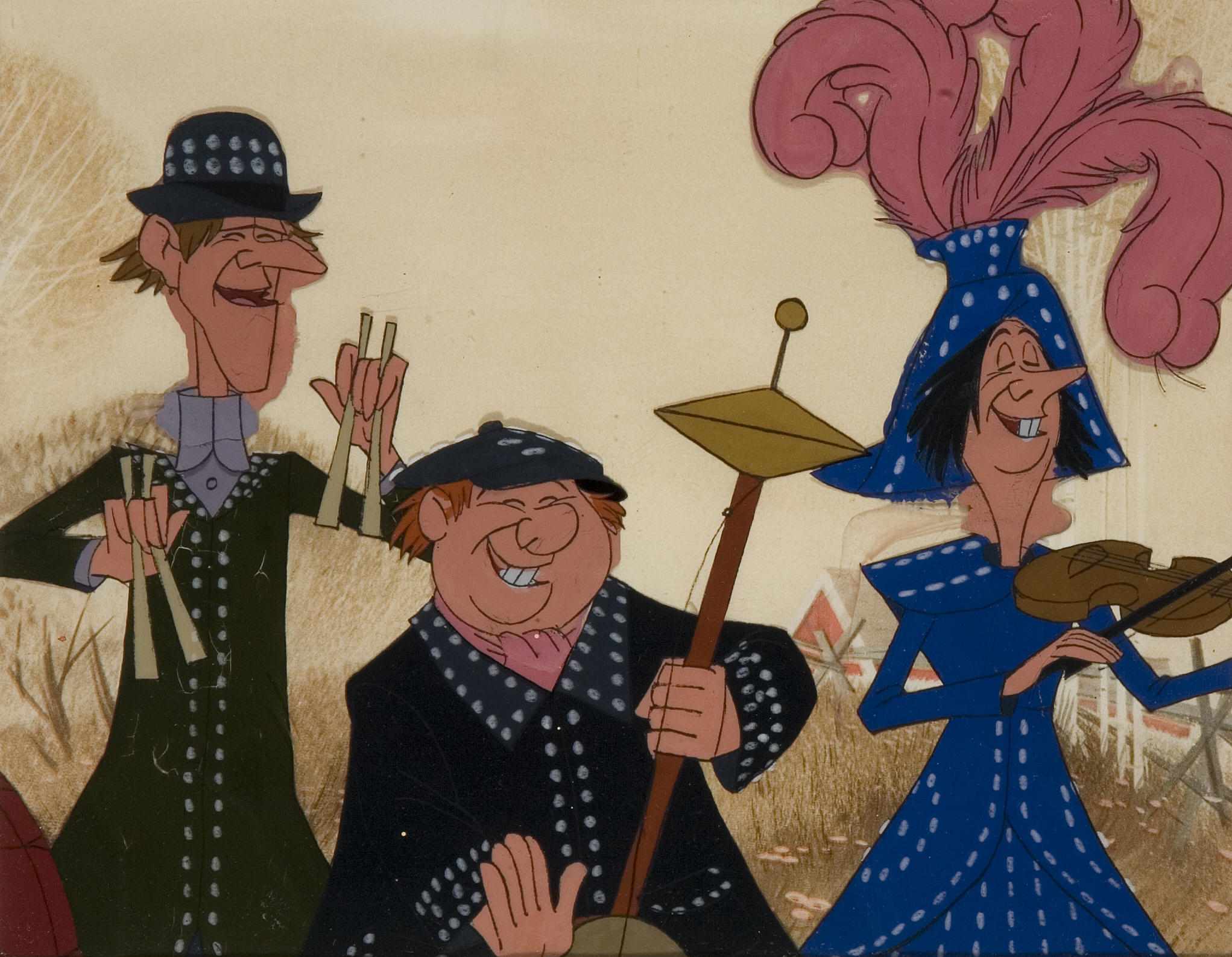 Appraisal: A Walt Disney celluloid from Mary Poppins gouache on celluloid