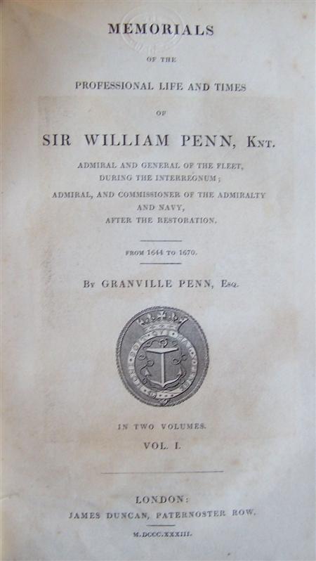 Appraisal: Penn Granville Memorials of the professional life and times of