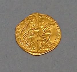 Appraisal: Gold ducat of Antonio Veniero - from Venice Obverse Christ