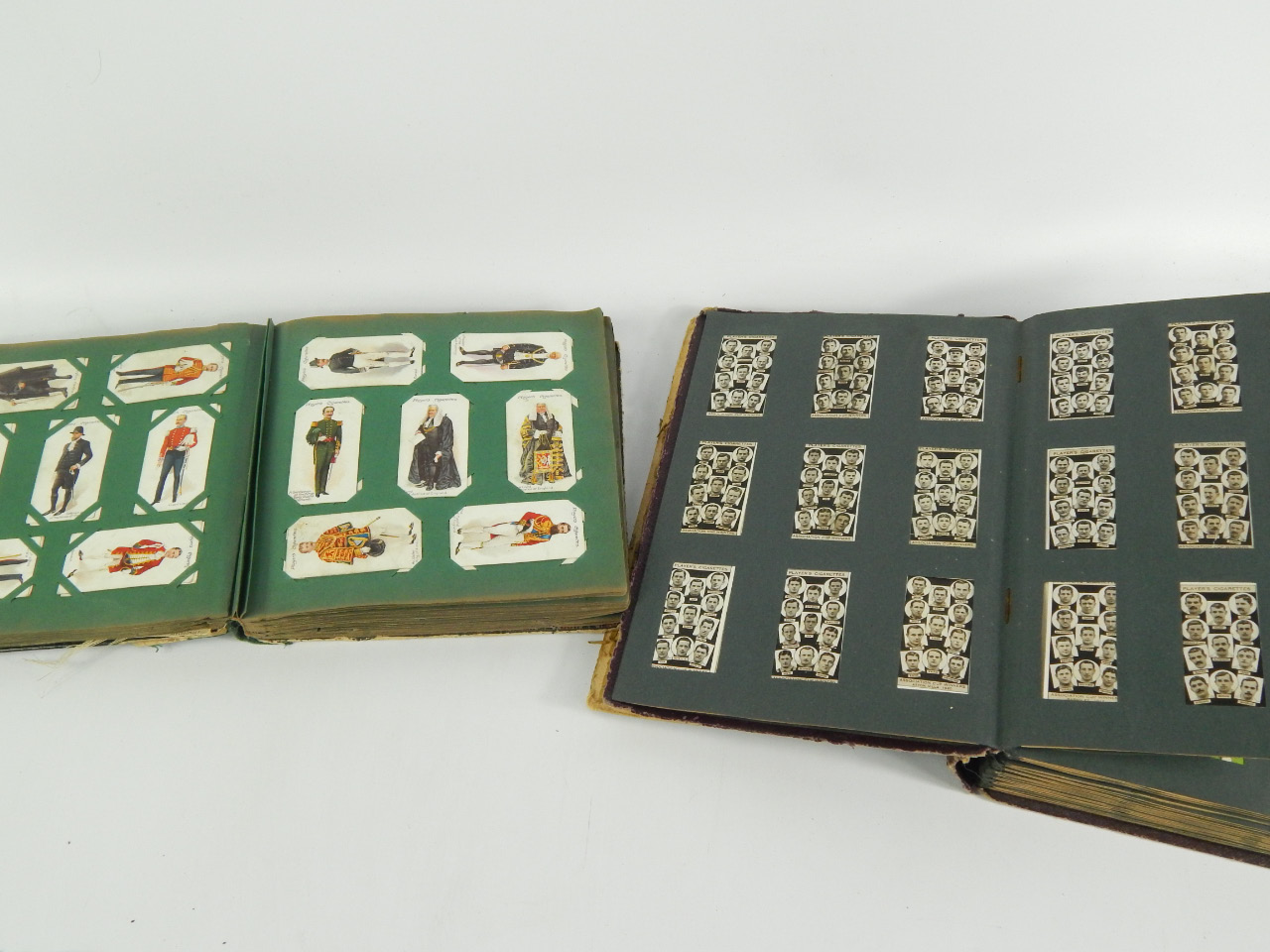 Appraisal: Two albums of cigarette cards including Chairman Cigarettes Old Pottery