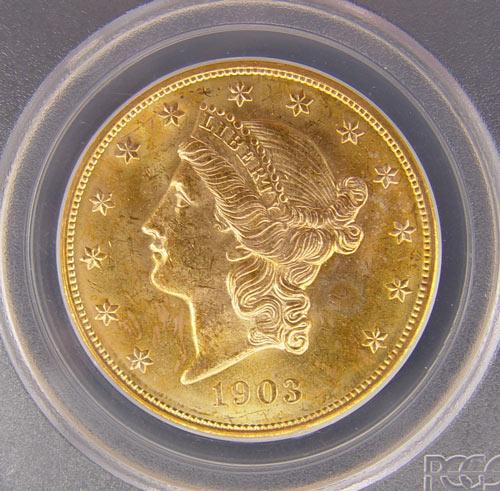 Appraisal: PCGS MS GOLD EAGLE Sold with original paperwork from Swiss