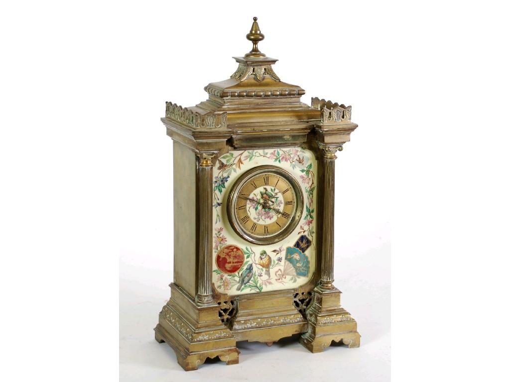 Appraisal: ETIENNE MAXANT PARIS LATE TH CENTURY PATENT MANTEL CLOCK with