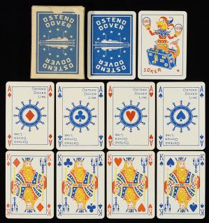 Appraisal: Mesmaekers Ostend Dover Line Advertising Playing Card Turnhout ca J