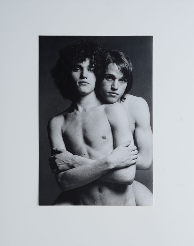 Appraisal: FRANCESCO SCAVULLO - JED AND JAY Gelatin silver print with