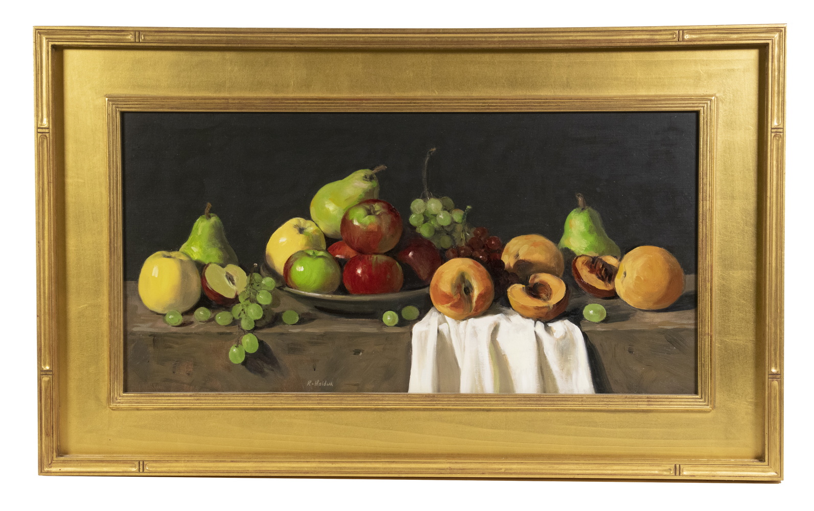 Appraisal: ROBERT HOLDEN CONTEMPORARY NY An Array of Fruit with Bowl