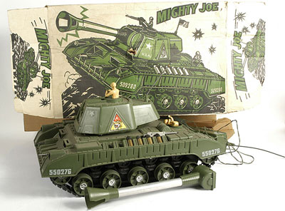 Appraisal: Triang Topper Toys Mighty Joe Tank - large scale impressive