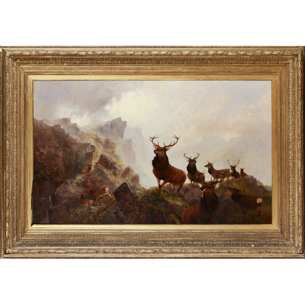 Appraisal: THOMAS HENRY GIBB BRITISH - TAKING THE HEIGHTS Signed and