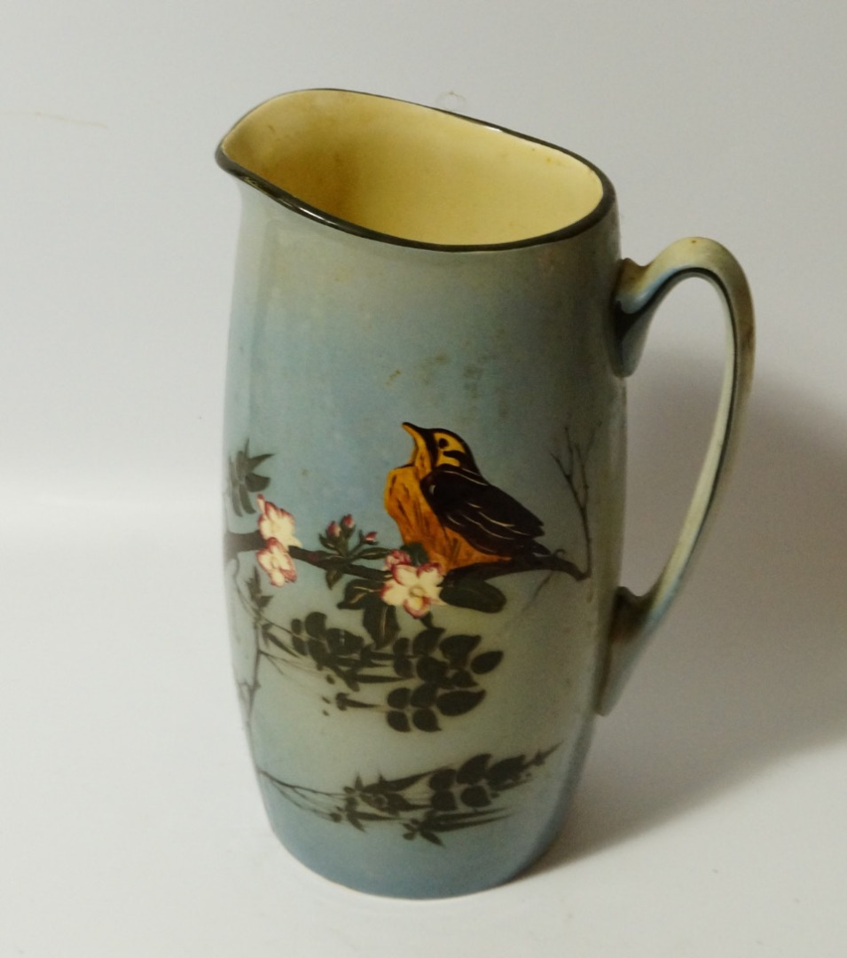 Appraisal: An early thC Royal Doulton jug the cylindrical body decorated