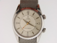 Appraisal: Tudor Advisor round stainless two button alarm J mm This