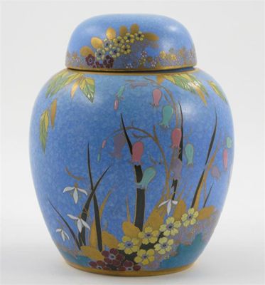 Appraisal: Bluebells' a Carlton Ware ginger jar and cover pattern no