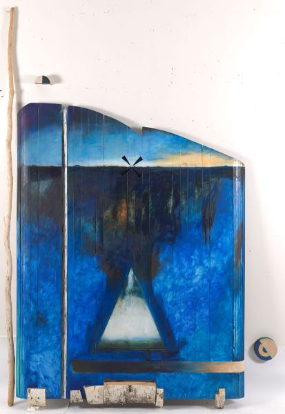 Appraisal: CAMERON ZEBRUN AMERICAN TH CENTURY x Curfew Oil on wood